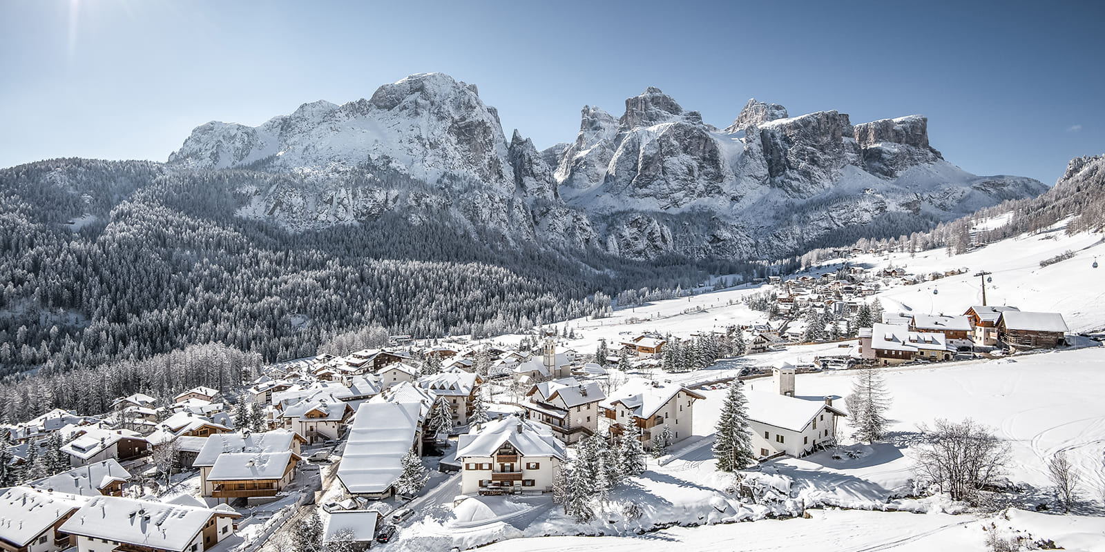 Jägerhof Hotel - Panoramablick im Winter
